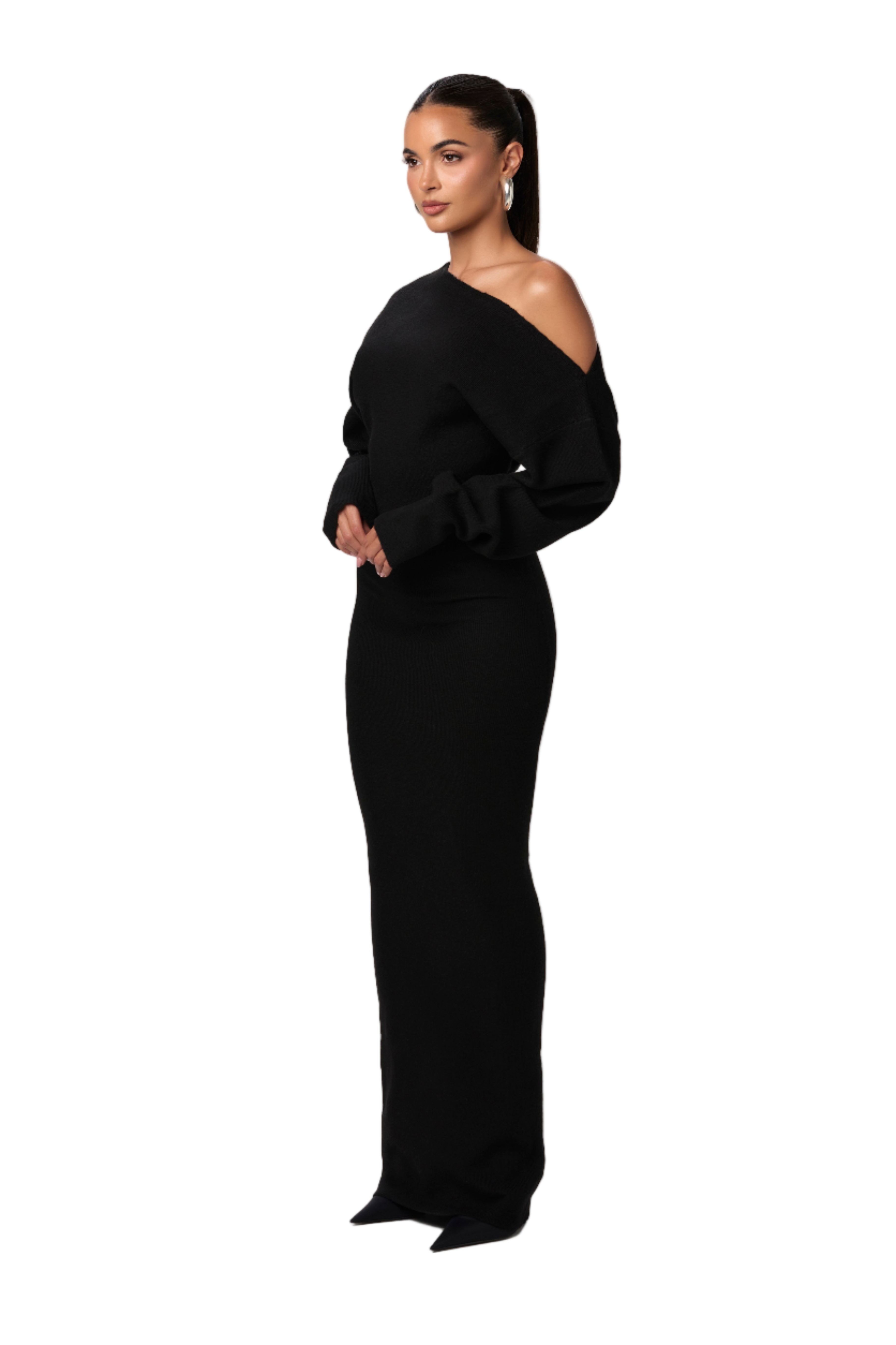 Off Shoulder Sweater Dress