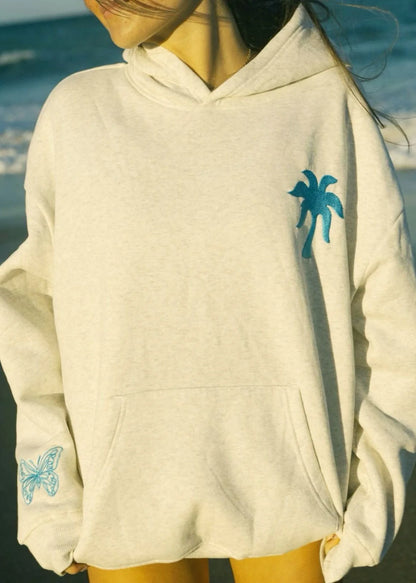 PALM PUFF HOODIE --- "TO LIVE FOR THE HOPE OF IT ALL"