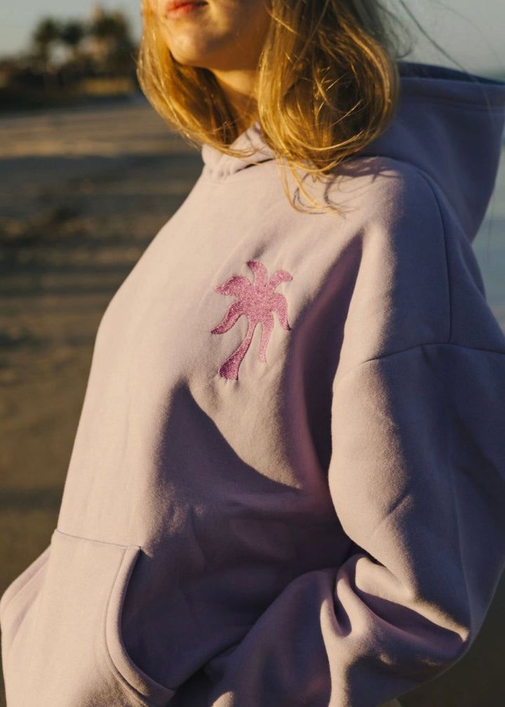 PALM PUFF HOODIE --- "TO LIVE FOR THE HOPE OF IT ALL"