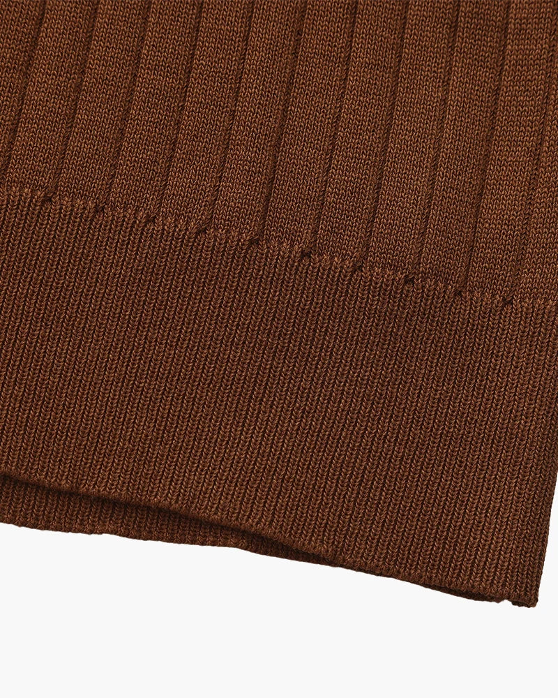 Old Money Premium Ribbed Polo