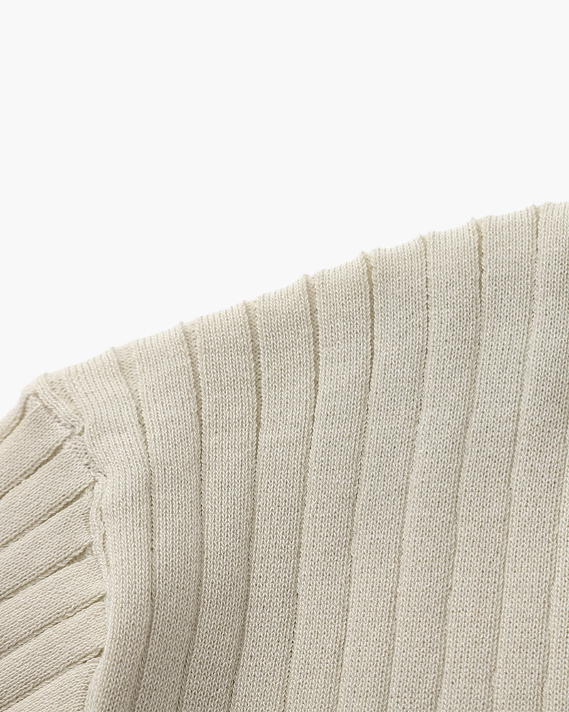 Old Money Premium Ribbed Polo