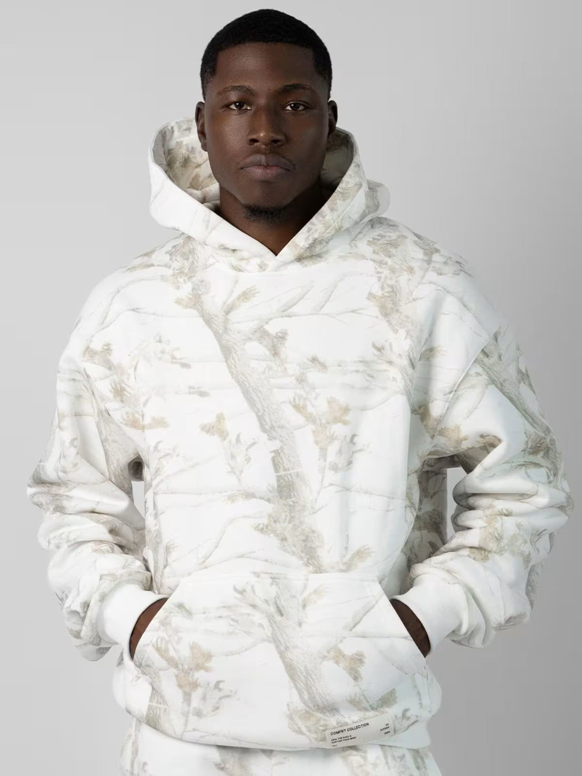 CAMO HOODIE SWEATSETS (WHITE OAK)