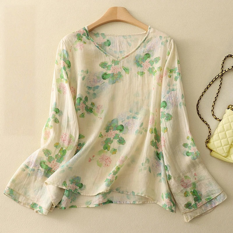 KATY LINEN BLOUSE