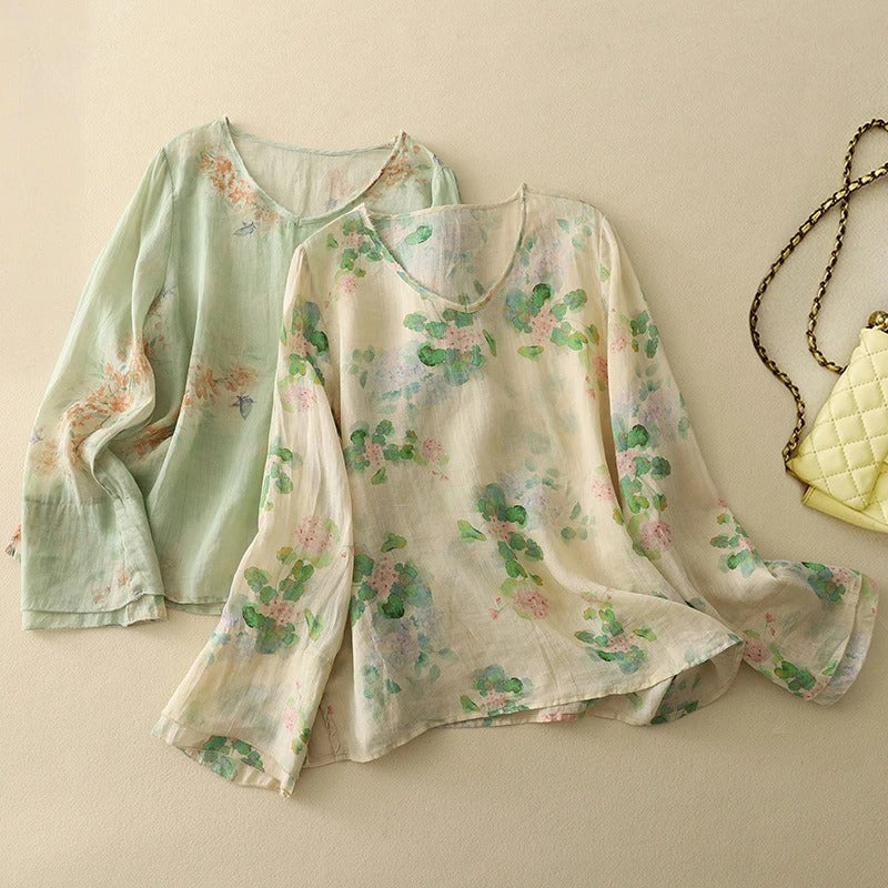 KATY LINEN BLOUSE