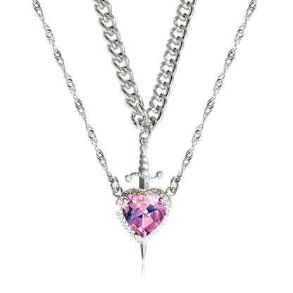 HEART & SWORD NECKLACE