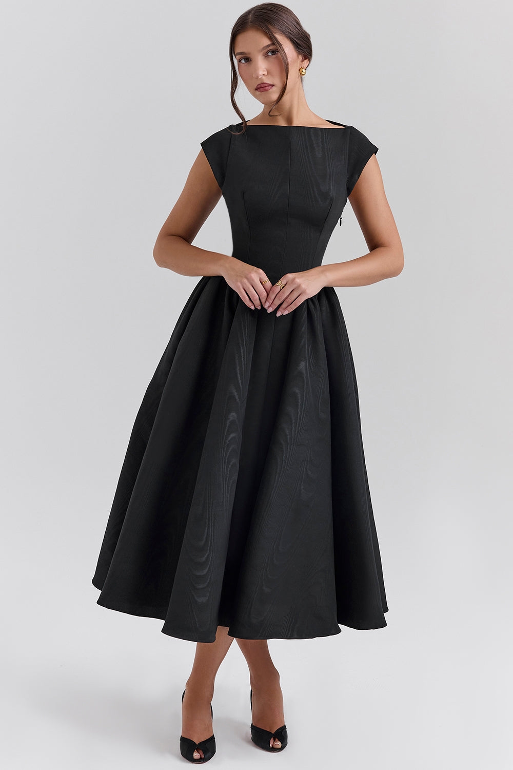 Samira Satin Midi Dress