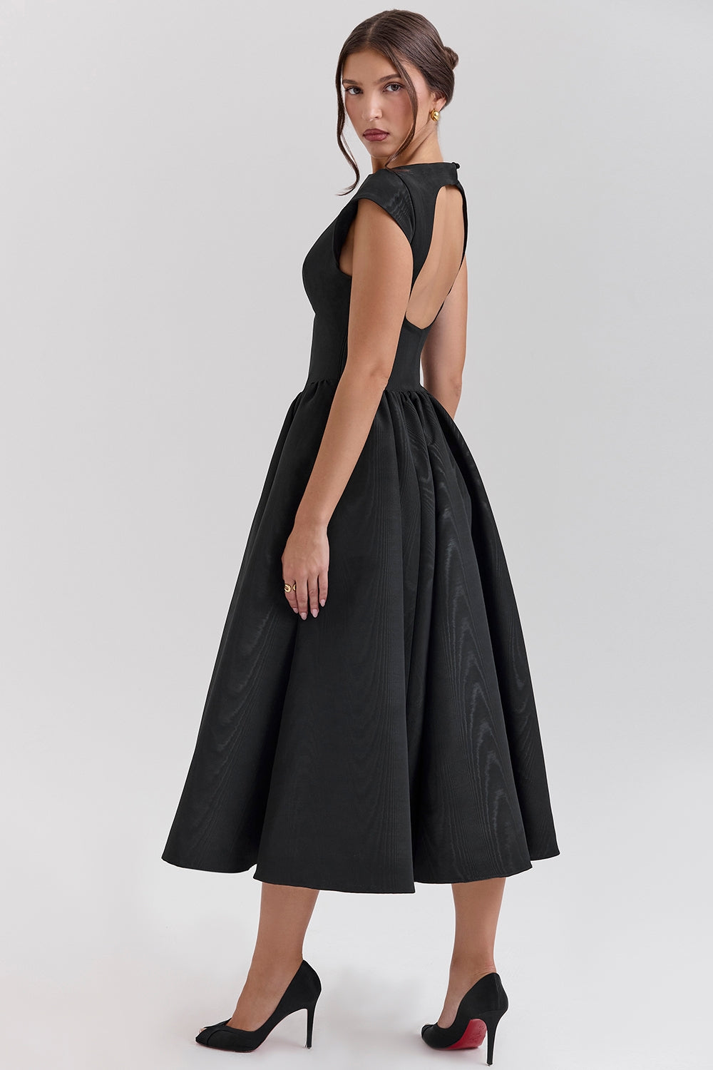 Samira Satin Midi Dress