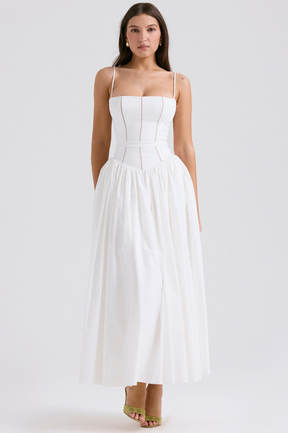 Ysabella Cotton Maxi Sundress