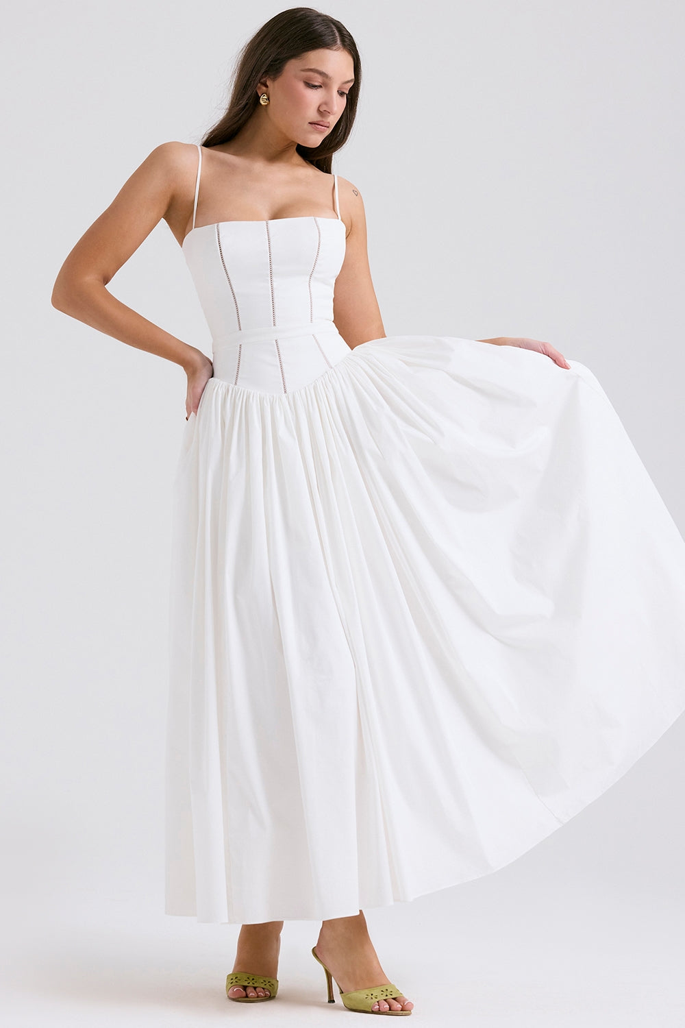 Ysabella Cotton Maxi Sundress